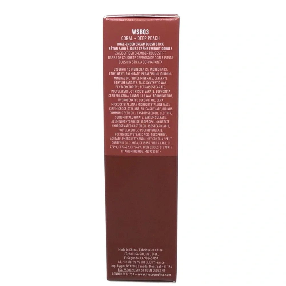 NYX PROFESSIONAL MAKEUP Wonder Stick Blush- Coral/Deep Peach WSB03